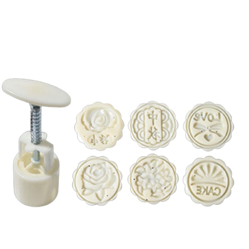 Verschiedene Mooncake Mold Mid-Autumn Festival Mooncake Mold DIY Hand Druck Fondant Dekorationen Werkzeuge Mond Kuchen Form