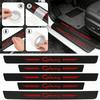 AAANE1 Car Rear Bumper Guard Protector Sticker For Galaxy Emblem Carbon Fiber Front Door Sill Threshold Cover Auto Accessories
