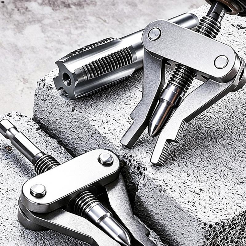 Metal Drill Ready Removal Tool for Damaged Pipe Thread Service, Drill Drive End for Plumbing Repair and Threaded Hole Removal Tasks