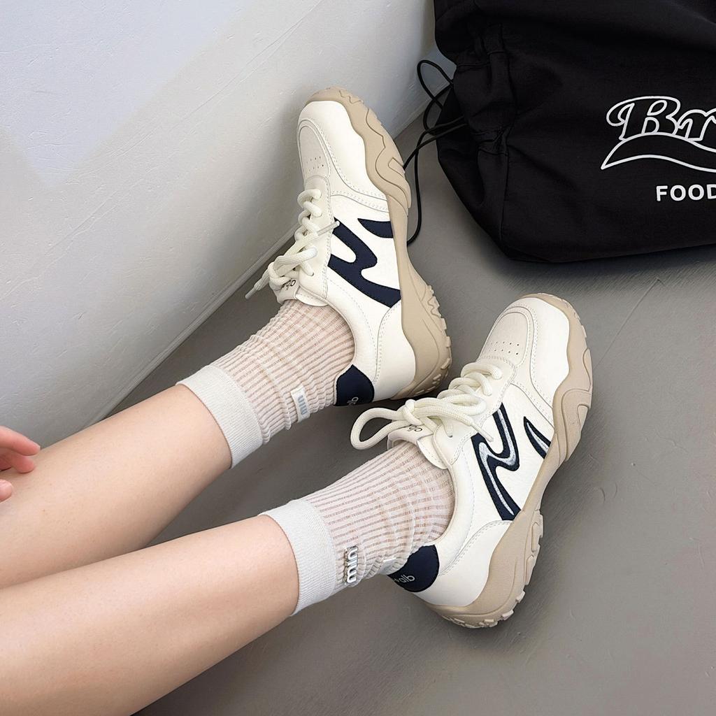 Spring new thick-soled German training shoes women's versatile casual shoes soft-soled long-standing sports running shoes