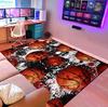 Basketball Floor Rug Basketball Rug for Boys Bedroom Basketball Room Decor for Boys Court Sport Area Rug for Bedroom Floor Mat