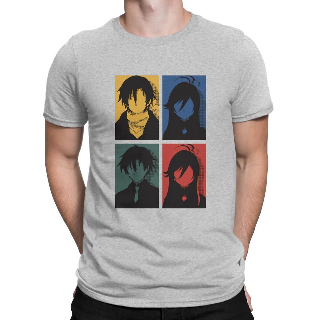 86 Eighty Six Creative TShirt for Men Anime Classic Round Collar Basic T Shirt Hip Hop Birthday Gifts Streetwear