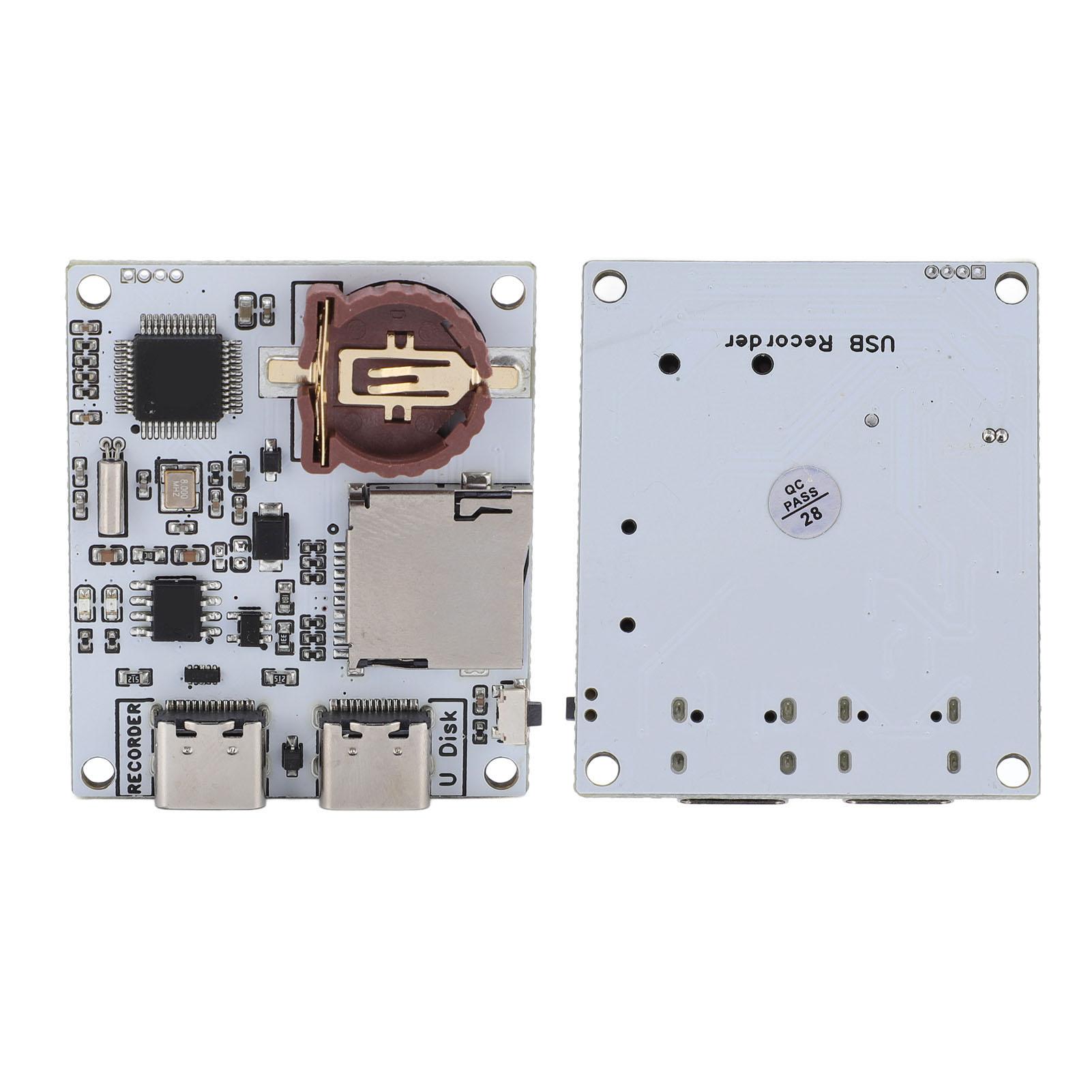 

USB Serial Port Recorder Module, USB to Memory Card Timestamp TXT File Archive, Serial Data Logger Module with Dual LED Indicator