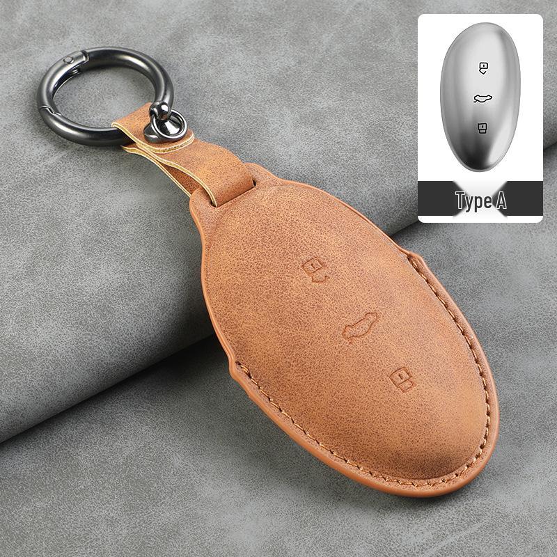 Premium Lambskin Key Cover for 26 Feifan Models: F7, R7 New Energy 3D Protection