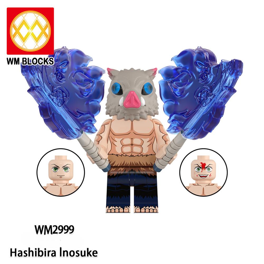 Animes Mini Bricks Action Figures Building Block Dolls Comic Assembly Assembly Toys for Children WM6218