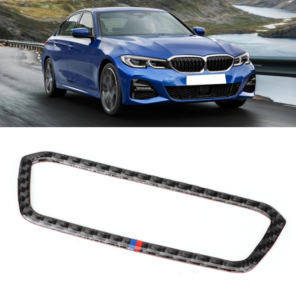 Left Hand Drive Carbon Fiber Headlamp Switch Frame Trim Fit for 3 Series G20 325 330 335 2019 2020
