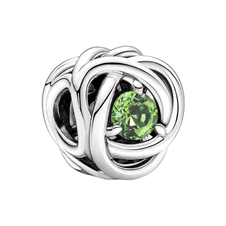 Pandora Spring Green Eternal Loop Charm Women Charm 790065C03