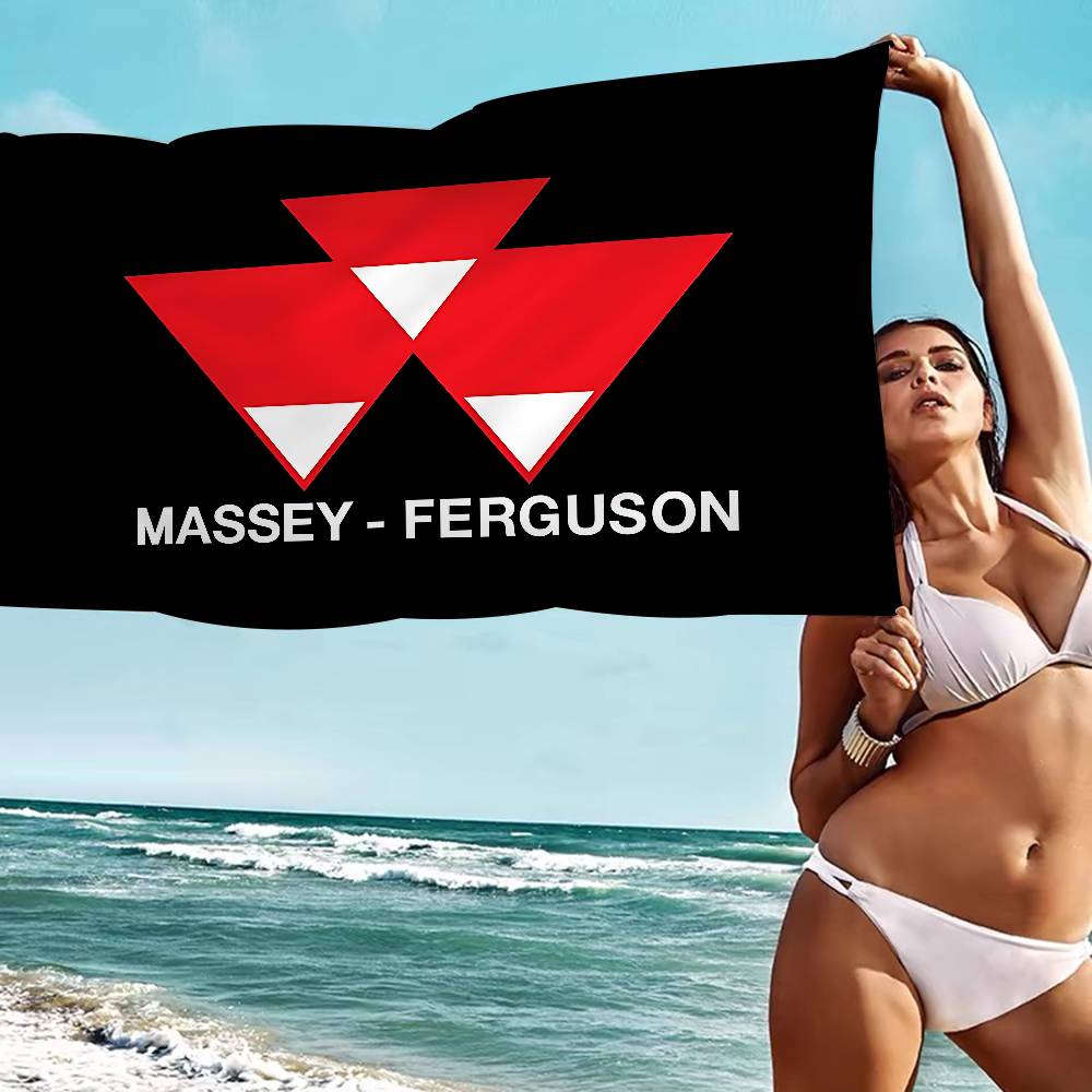 M-Massey F-Ferguson Microfiber Beach Towel Absorbent Quick Dry Soft Yoga Swimming Resort Mountain Climbing Towel