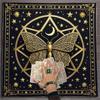 Butterfly Star Pattern Tarots Card Tablecloth Altars Cloth Altars Cloth Divinations Card Table Cloth Tapestry Easy Use