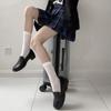 Japanese Velvet Knee Socks, Student Thigh Socks Medium High Socks Plus Stockings Autumn, Women's High Socks