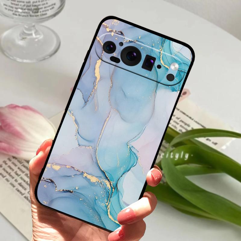 For Google Pixel 9 Pro Case Pixel9 Pro XL Cute Animal Soft Silicone TPU Phone Cover For Google Pixel 9 9a Bumper Fundas Luxury