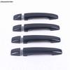 For Subaru Forester SH 2008 2009 2010 2011 2012 ABS Chrome Carbon Fiber Black Door Handle Cover Trims Car Styling Accessories