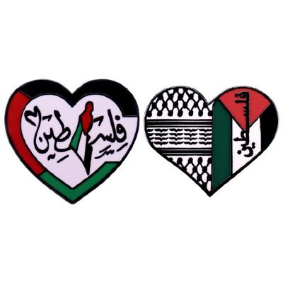 Acessório Multifuncional para Melhoria de Vestido Broche da Palestina Broche de Casamento Fecho Ajustável Pino Textura Metálica para Uso Diário