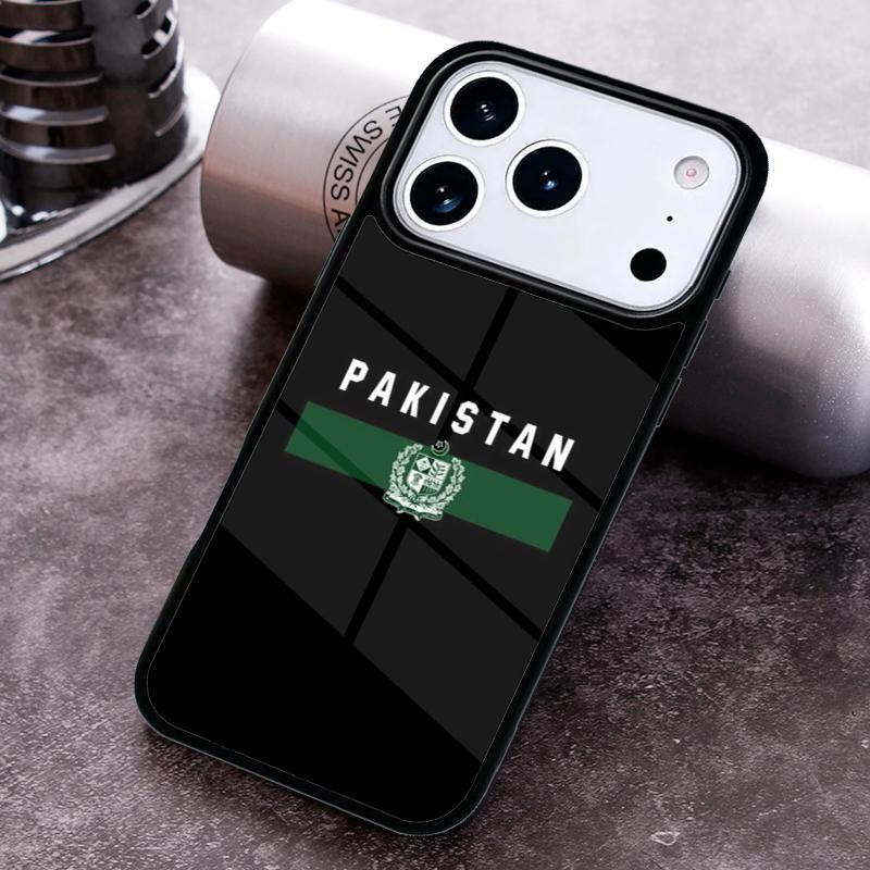 Pakistan Flag Phone Case for iPhone 17 16 15 Pro Max Air 14 13 12 11 Plus Shockproof Capa Cover