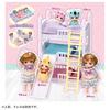 TAKARA TOMY Licca-chan LF-06 Athletic 3-Tier Bed, Dress-up Play, Pretend Play Toy, Ages 3 and up