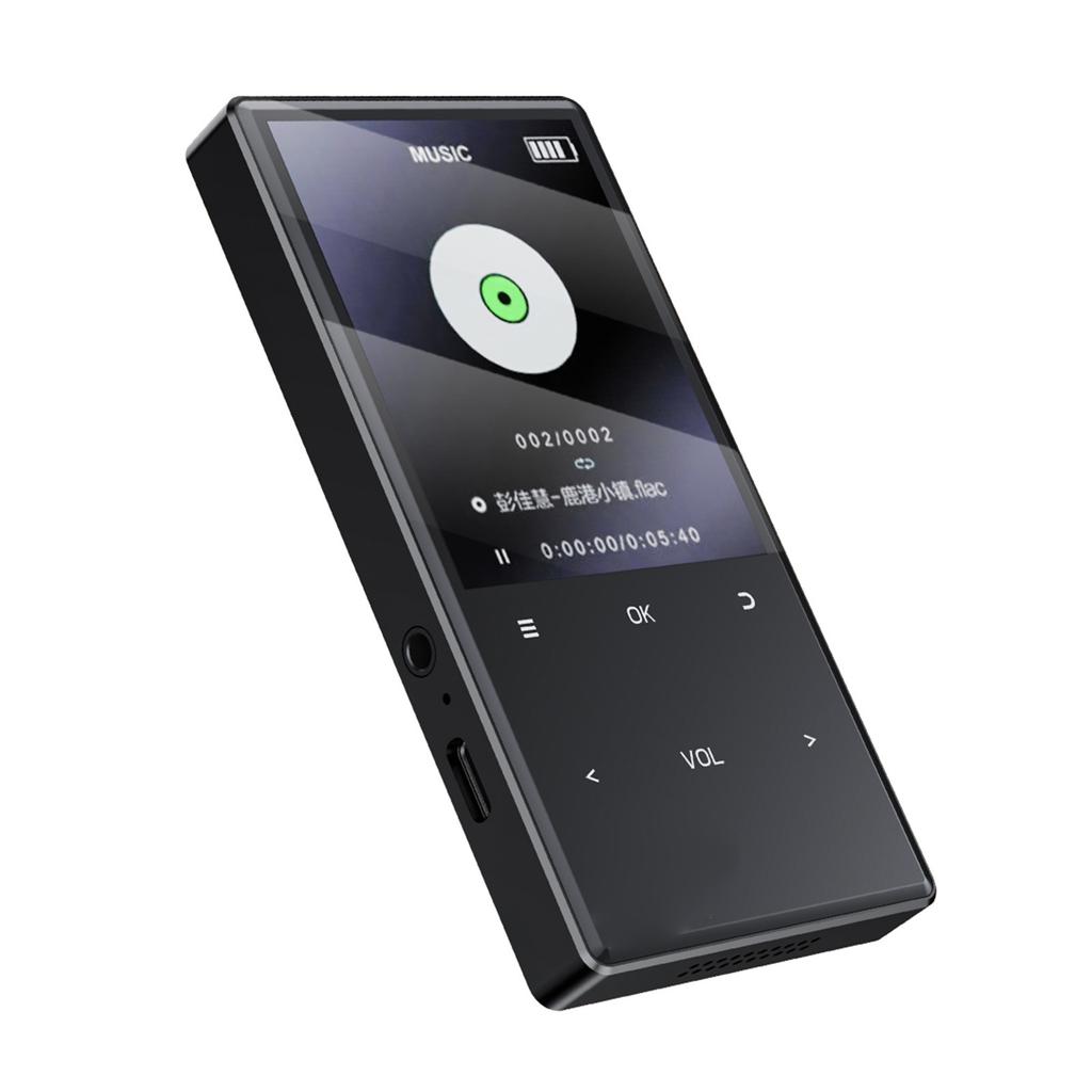 HIFI Müzik Çalar MP3 Çalar BT FM ile 128GB Genişletilebilir Hafıza 2,4 İnç Ekran HiFi Ses Kalitesi Dahili 1500mAh