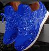 Spring and Summer Fashion Trend Large Size Round Head Low Top Sequins Women's Single Shoe Style Sports and Leisure