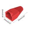 RJ-45 CAT6 CAT5e Adapter Cap Ethernet Network Cable Connector Plugs RJ45 Caps for Cat 5 CAT6 Protective Sleeve Multicolo