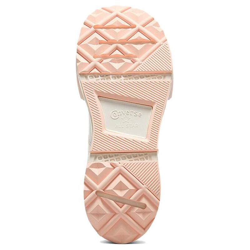 Converse Run Star Legacy CX Comfortable and Versatile High-Top Board Shoes Women's White Pink Blue