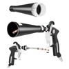 2 In 1 Dual Nozzle Tornado Dust Blowing Gun Professional Tornador Dry Cleaning Tool Auto Interior Exterior Detailing Gun