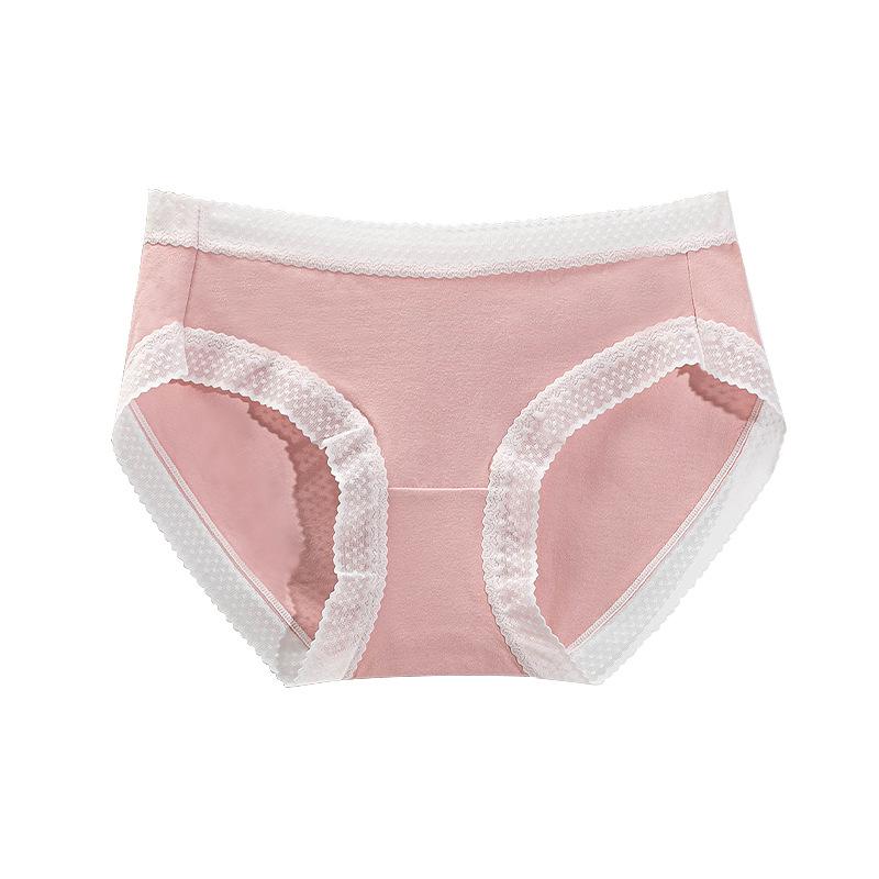 

Кружевные трусики для женщин, хлопковая антибактериальная ластовица, чистое желание, большой размер, летние со средней посадкой, вязаные для молодой девушки, сексуальный тонкий стиль. XL