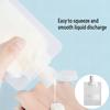 Transparent Clamshell Packaging Bag Plastic Stand Up Spout Pouch Portable Travel Fluid Makeup Packing Bag For Lotion Shampoo