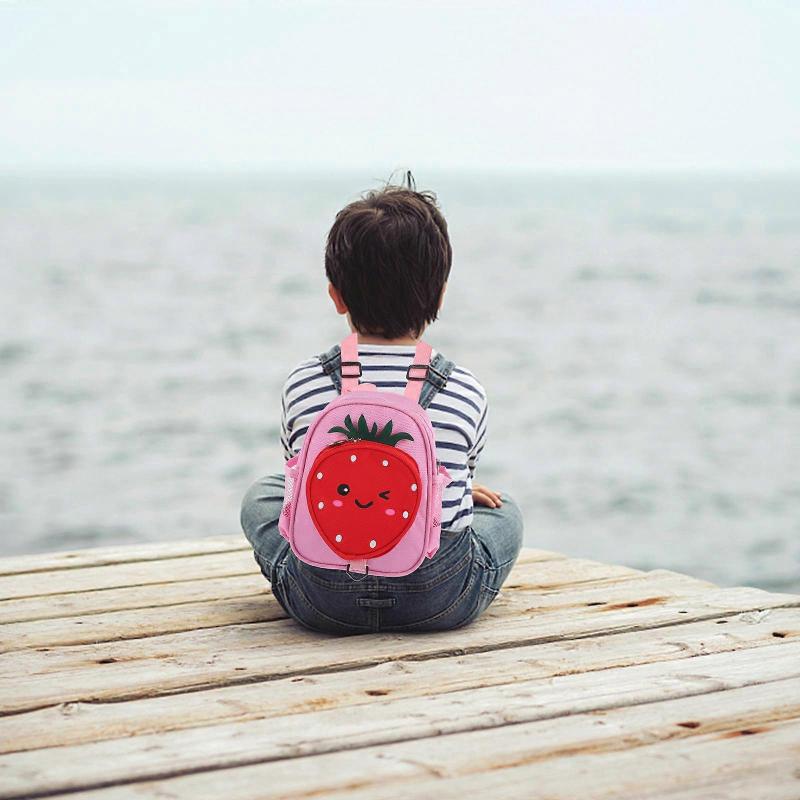 Backpack for Kids Kids Fashion Backpack for Storage 3Pcs Pink Cartoon