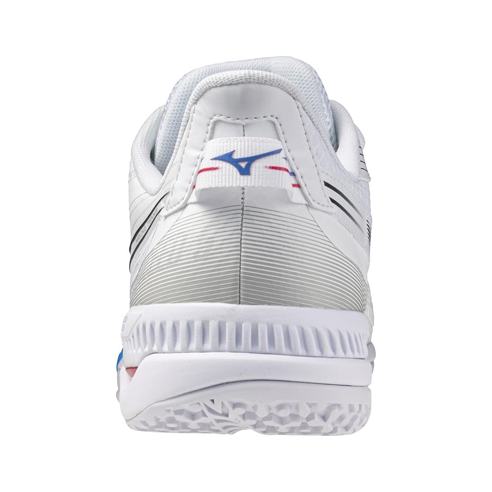 Tennis Shoes Wave Exceed 5 OC Artificial Grass Court Club Activities Lightweight Soft Tennis Hard Tennis Unisex Adults White X Navy X Blue Cm 2E