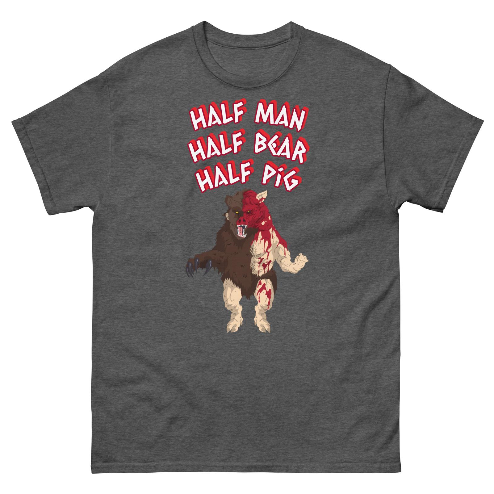 ManBearPig T-Shirt Mens Womens Tees Top | Half Man, Half Bear, Half Pig - Custom South Park Tee 3XL