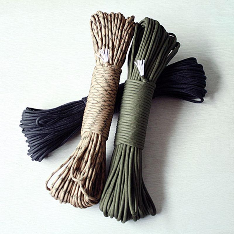 

Luminous Reflective Paracord Bracelet: 4mm 7-Core Emergency Escape Rope Black No. 22