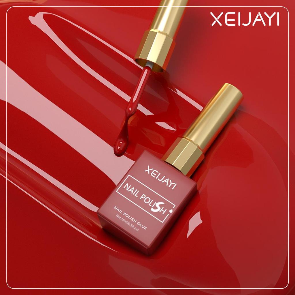 XEIJAYI 15ml Solid Color Nail Gel - 72 Color Options for Nail Art Salons