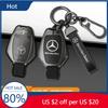DIQ4 Hot 2025 Car Zinc Alloy Key Case Bag Metal Key Shell For A B C E G S V Class GLA GLC GLE GLK Vito Sprinter SL SLK