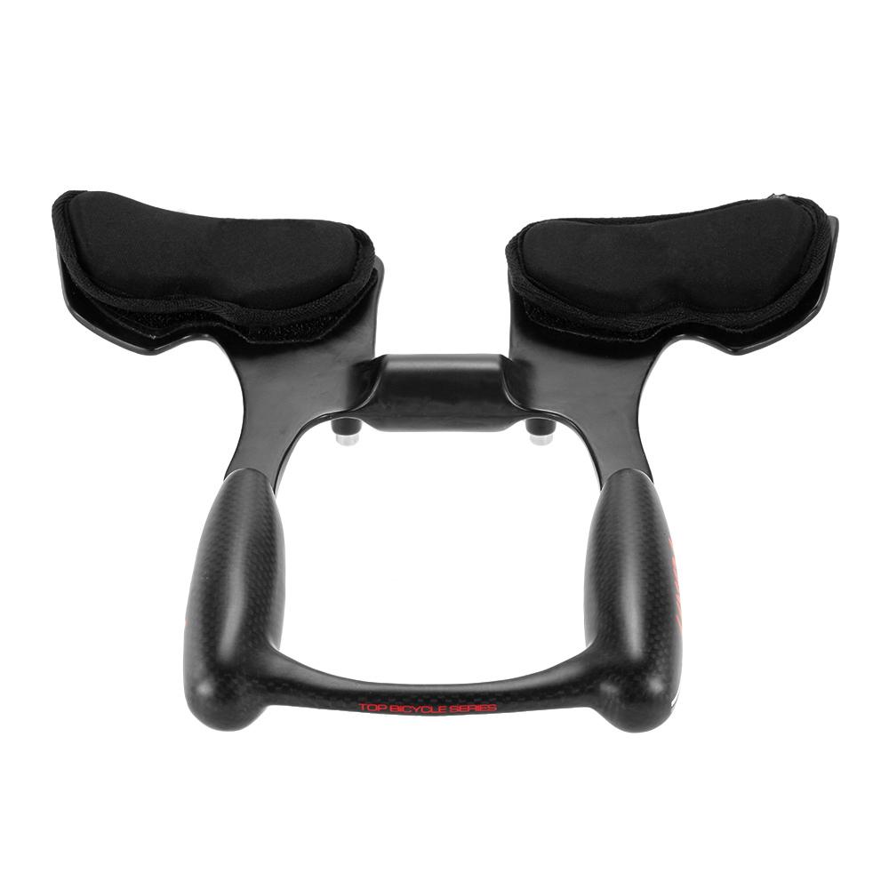 Lixada Kohlefaser Fahrrad Aerobar Fahrrad Straße Triathlon Armauflage Lenker Fahrradrennen Aero Bar