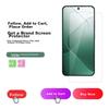 Xiaomi 14 Phone Case, Mi 14 Protective Cover, Shockproof, Full Lens Protection, Soft, Simple Luxury Silicone Outer Case, WoAnd Leather Case, Black