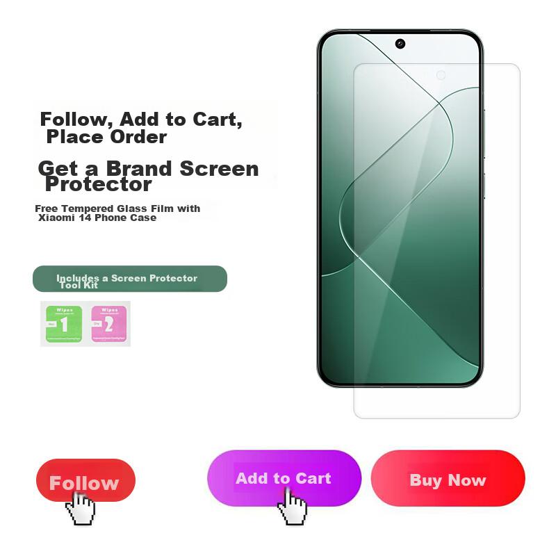 Xiaomi 14 Phone Case, Mi 14 Protective Cover, Shockproof, Full Lens Protection, Soft, Simple Luxury Silicone Outer Case, WoAnd Leather Case, Black