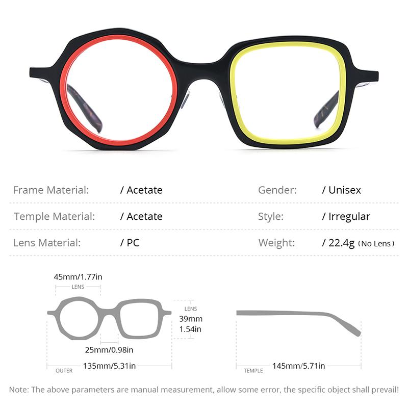 FONEX HEPIDEM Acetate Eyeglasses Frame Men New Round Brand Design Glasses Women Retro Vintage Eyewear Japanese Spectacles 9356