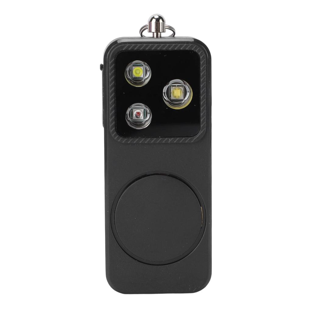 Alarm Light for Women 4 Lighting Modes USB Rechargeable Keychain Siren Security LED Light for Emergency