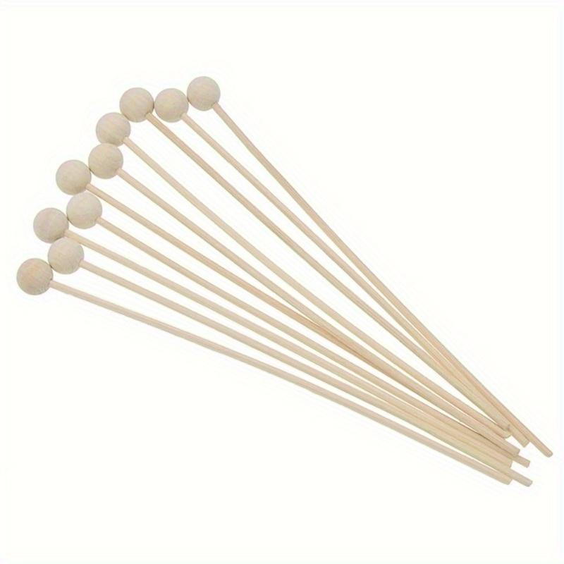 30Pcs/Lot Fireless Wood Ball Aroma Reed Diffuser Sticks Fragrance Diffuser Aromatherapy Rattan Reed Stick DIY Home Decoration