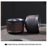 Purple Clay Kung Fu Teapot Set: Includes One Teapot, Six Cups, and Tray - Luxurious Retro Design for Home Tea Brewing
