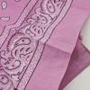 kakatrend bandana pink paisley 100% cotton adult bandana handkerchief cotton bandana unisex durag large 55cm x 55cm