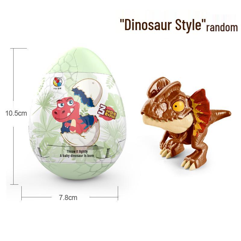 Articulated Velociraptor Dinosaur Toy with Egg Simulation