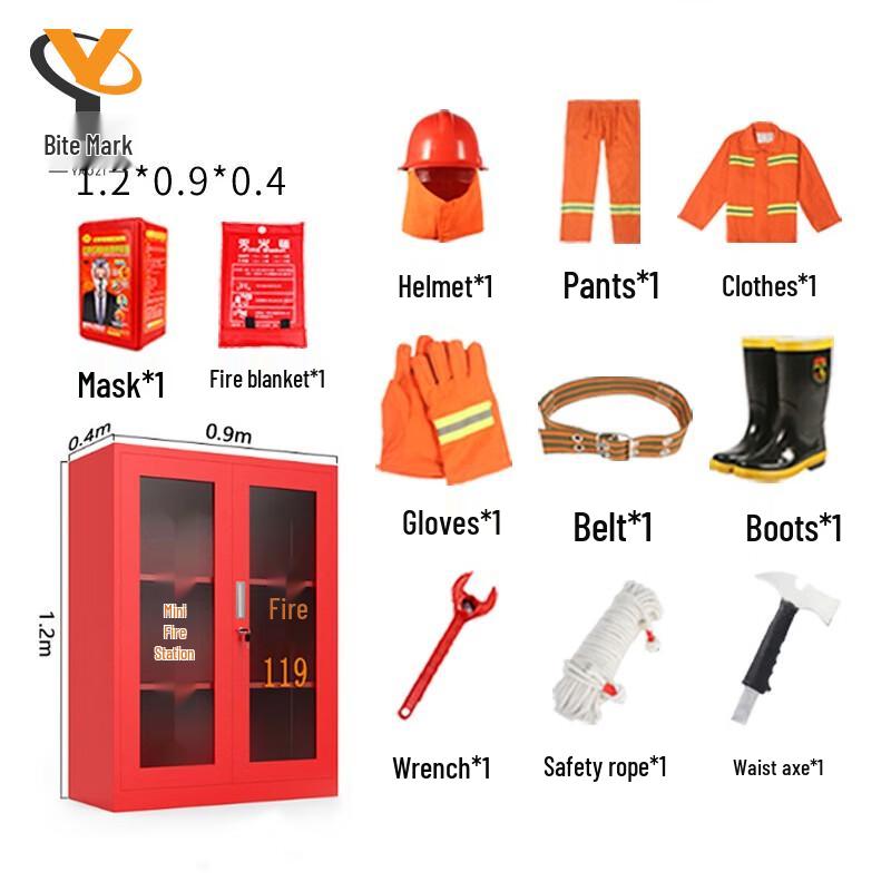 Compact Emergency Fire Station Cabinet