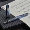 Asvine V126 Penna Stilografica a Riempimento Sottovuoto Nero Opaco Titanio Pennino EF/F/M Acrilico Scrittura Regalo di Natale Penna per Ufficio Lusso