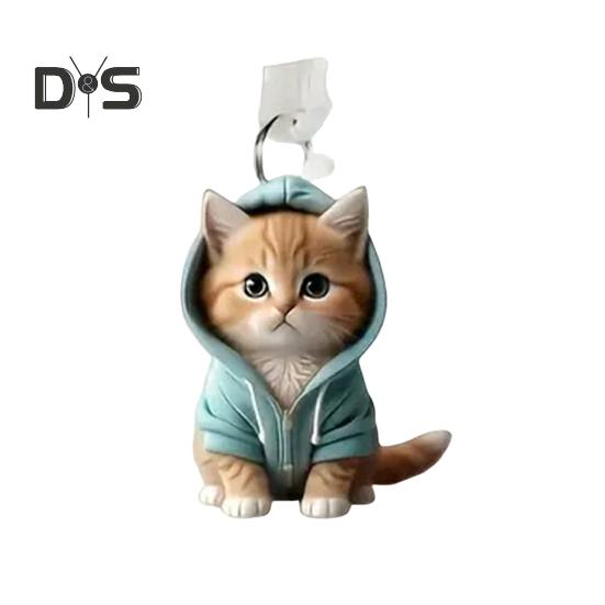 

2D акриловые пылезащитные заглушки для зарядного порта с подвеской в виде кошки, небольшого размера, универсальные, простые в установке, пылезащитные чехлы для интерфейса мобильного телефона type-c зелёный