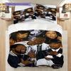 Rap Legends Visual Tribute Bedding 1 Duvet Cover 2 Pillowcase Without Core Christmas Birthday Gift Duvet Cover And Pillowcase Bedding Set