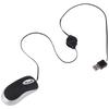 AEE4-Mini USB Wired Mouse Retractable Cable Tiny Small Mouse 1600 DPI Optical Compact Travel Mice For Windows 98 2000 XP Vista V