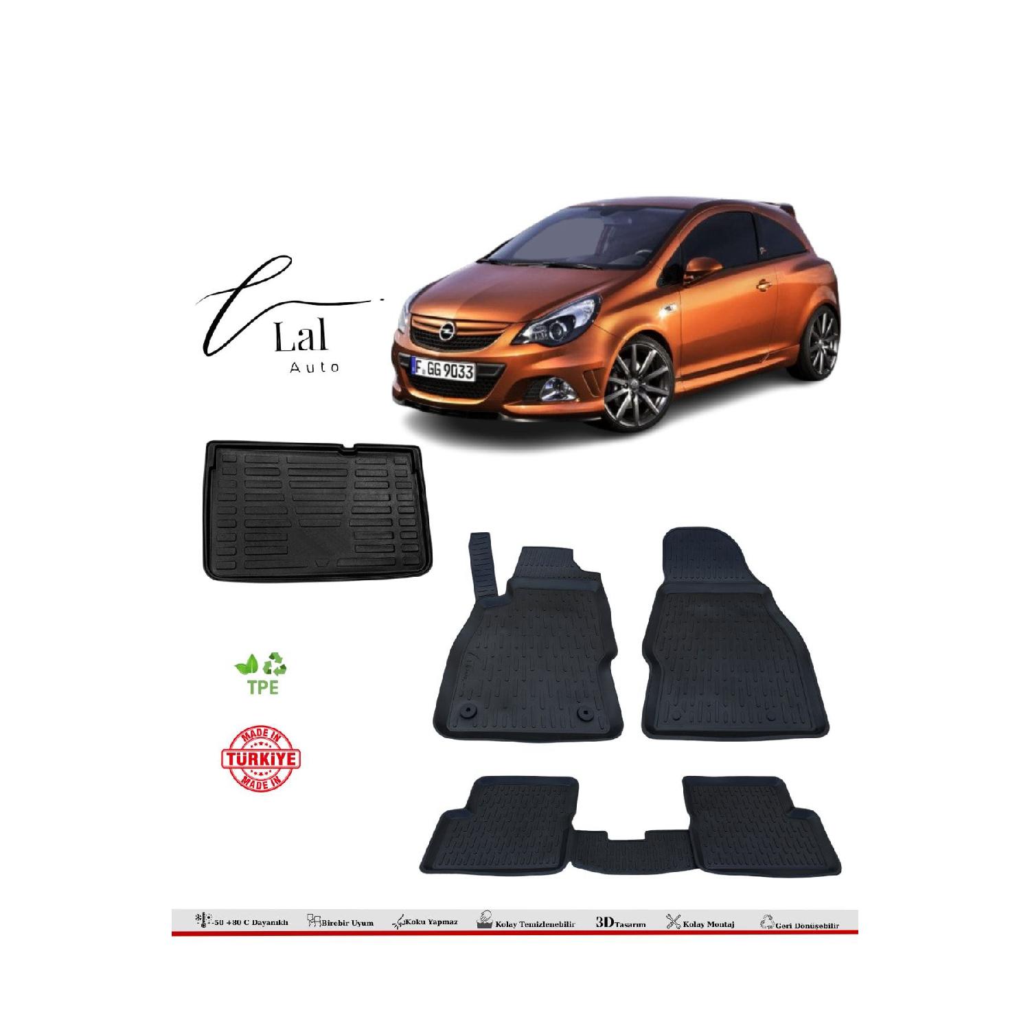 

Opel Corsa D 2007-2014 3d коврик для бассейна, комплект для бассейна в багажник