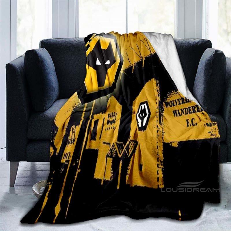 Customizable Wolf 3D Printed Sofa Blanket Living Room Bedroom Study Shawl Super Soft Warm Blanket Birthday Gift