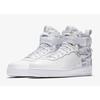 SF Air Force 1 Mid 'Winter Camo' (Unisex) White / Reflect Silver Skate Shoes AA1129 100