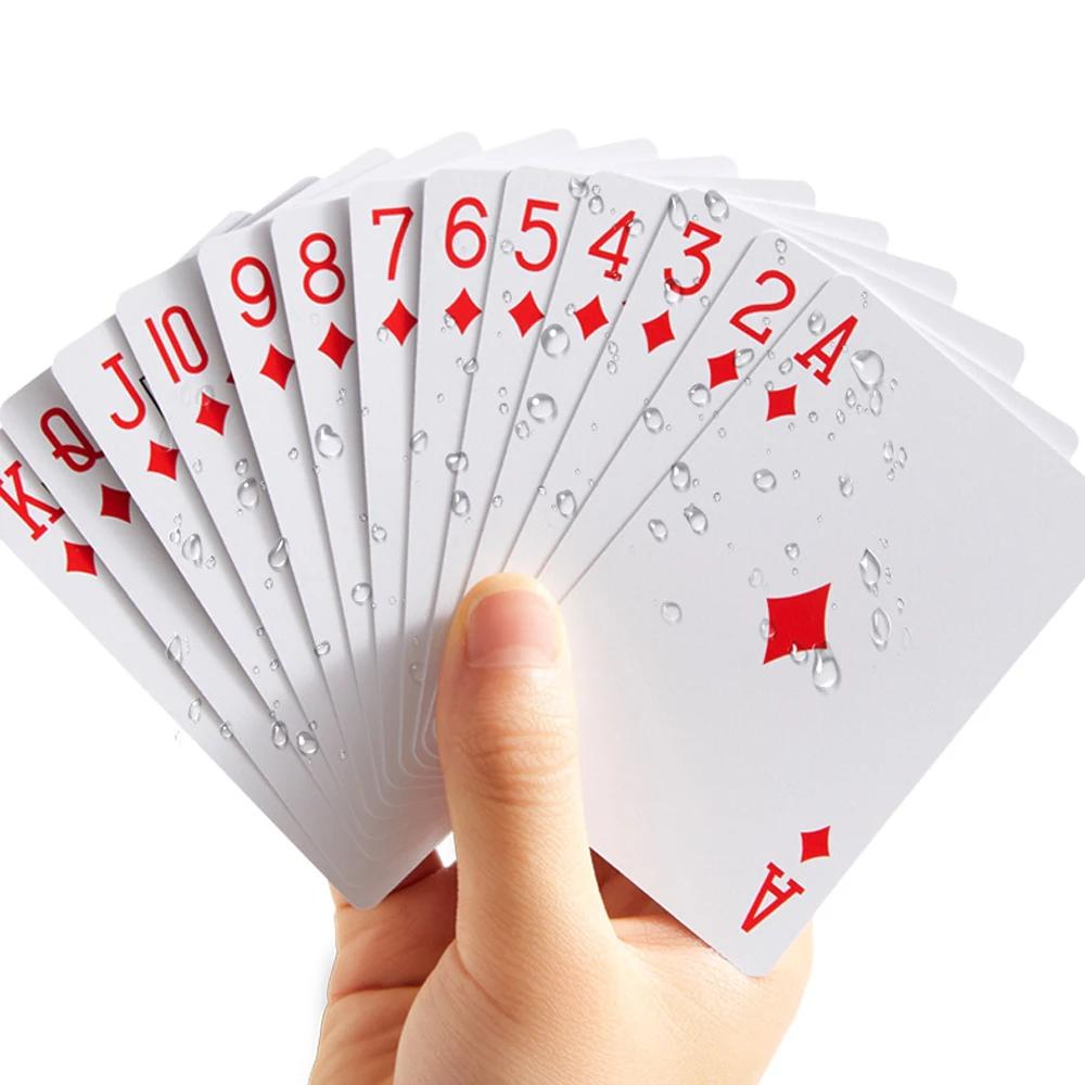 Waterproof PVC Playing Cards Game Washable Polka Dot Poker Cards Ideal for Fun Game Nights Social Gatherings for Friends Party